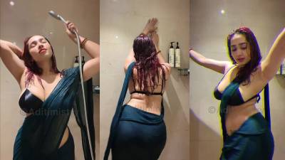 Saree Shower - Aditi Mistry - Premium Video